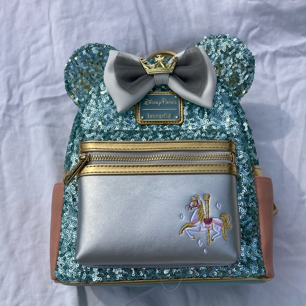 Loungefly Disney Parks Minnie Mouse Main Attraction Lmtd Edtn 7/12 Backpack NEW